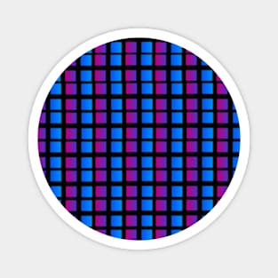 SQUARES PATTERN,  SQUARE STANDARD Magnet